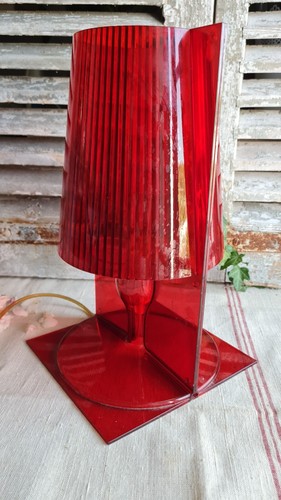 Ancienne lampe kartell rouge - ancienne,
